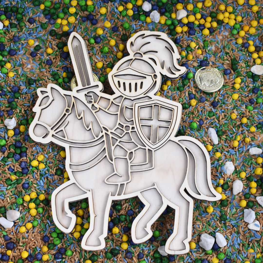 Vulvorm Ridder op paard