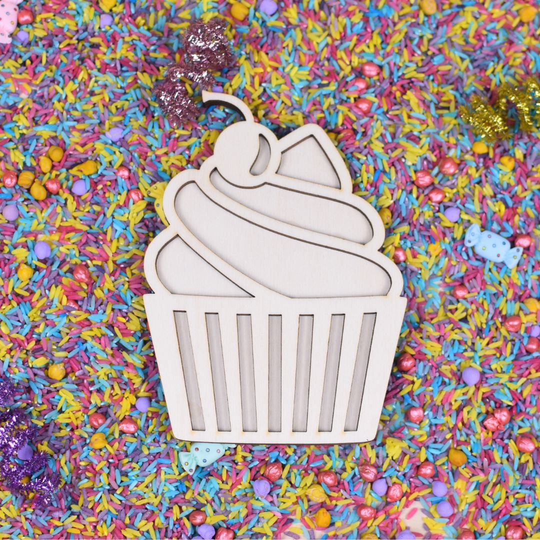 Houten Vulvorm Taartje