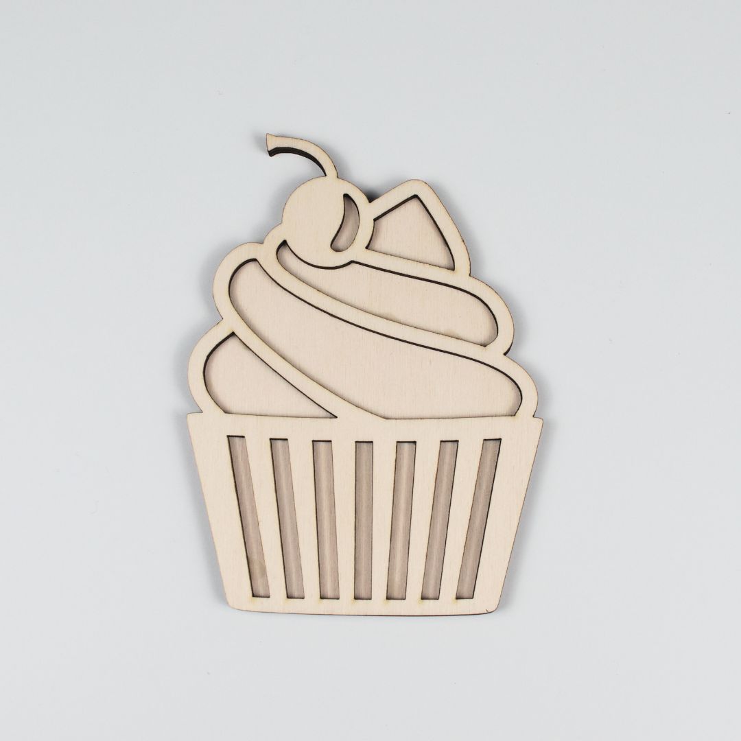 Houten Vulvorm Taartje