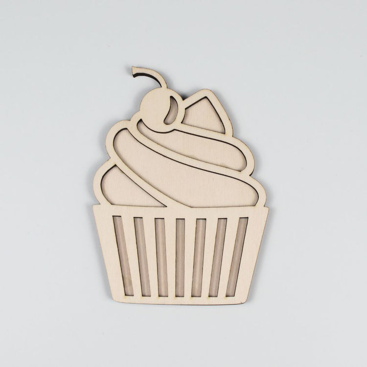 Houten Vulvorm Taartje