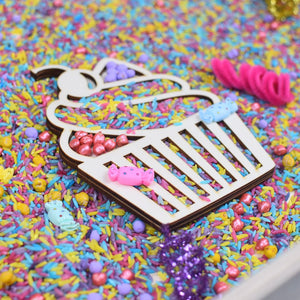 Houten Vulvorm Taartje