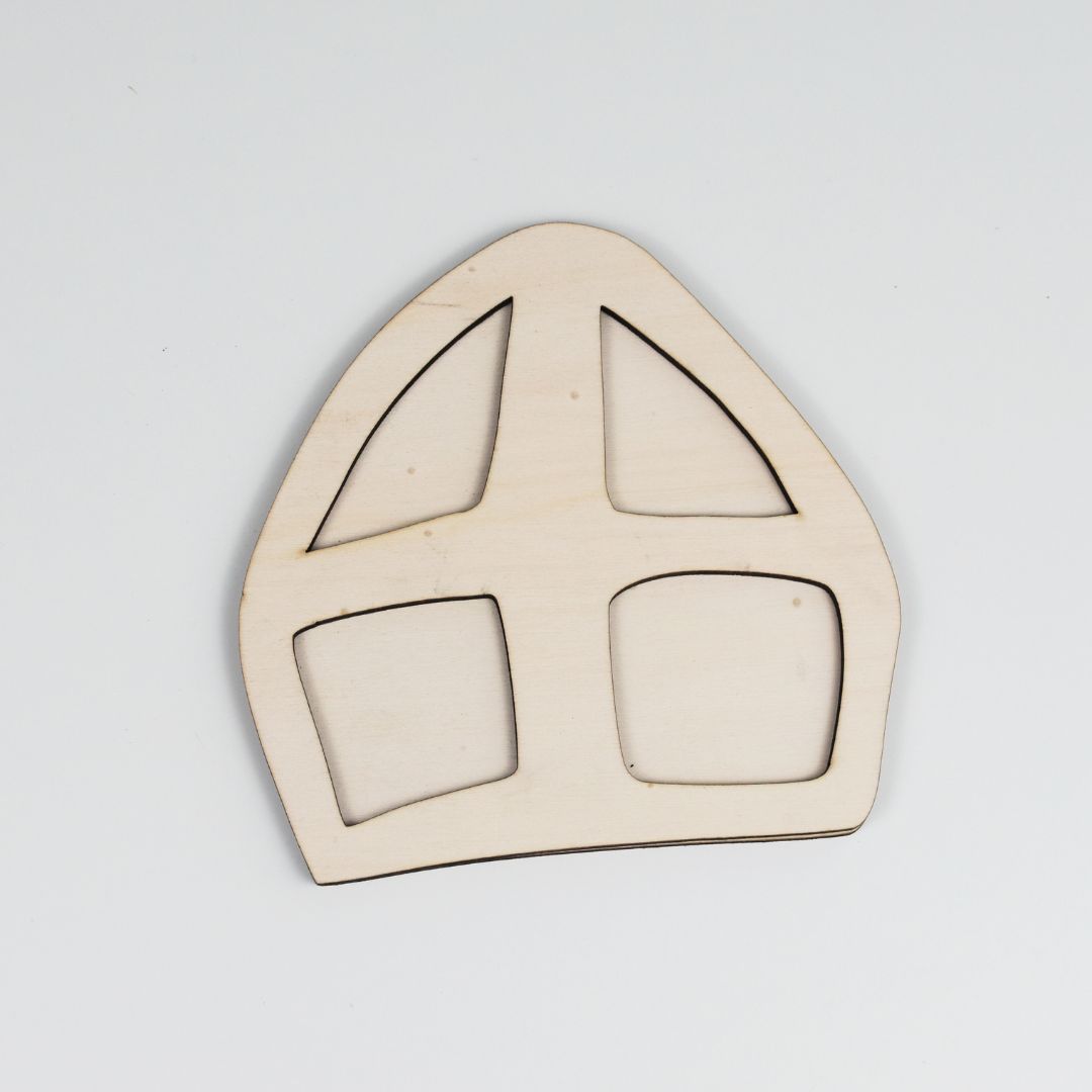 Houten vulvorm mijter