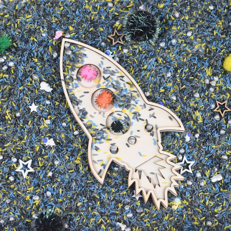 Houten vulvormen voor speelbakken