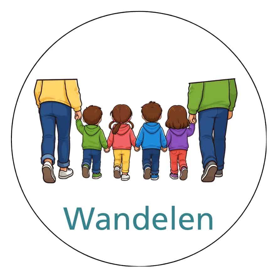 Magnetisch pictogram Wandelen