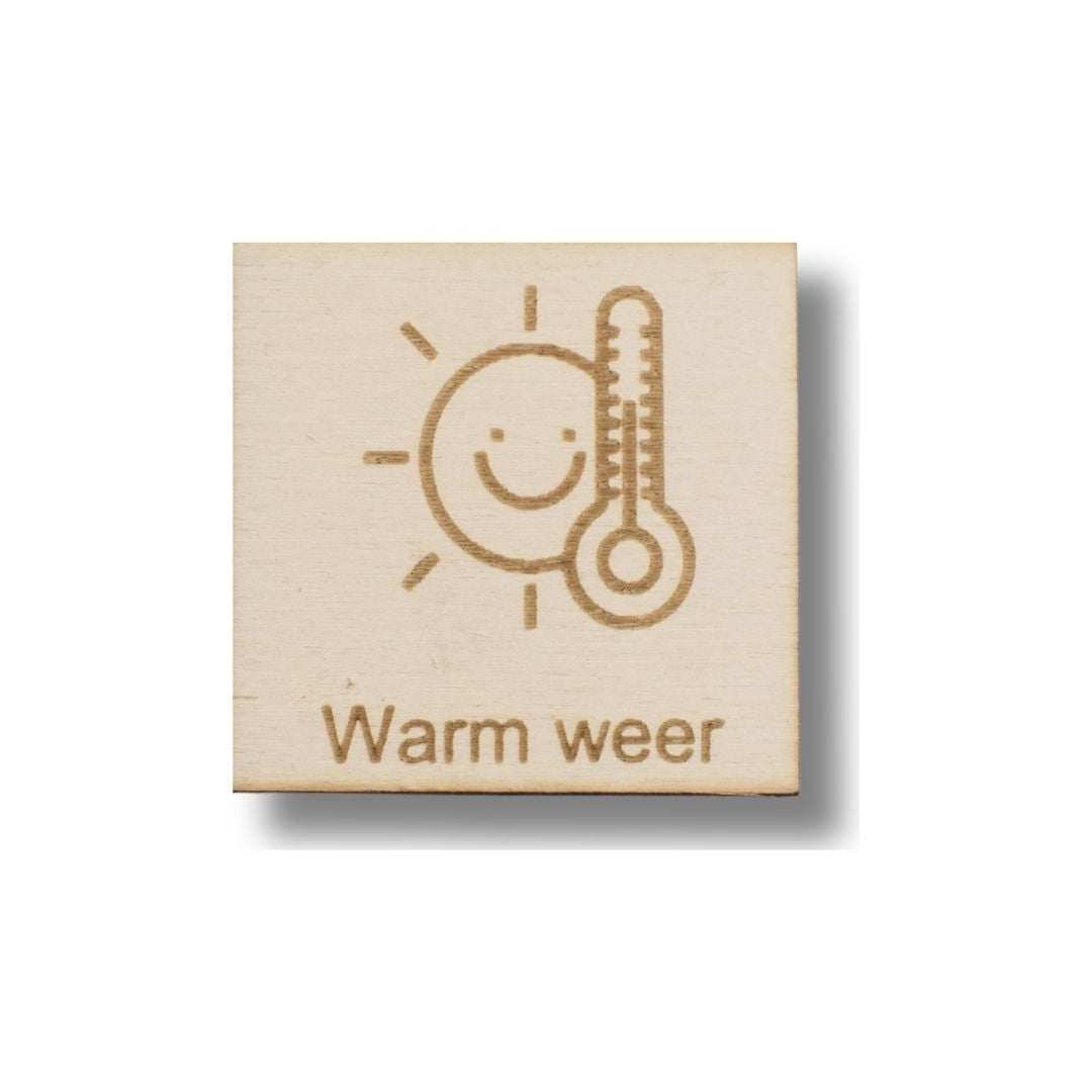 Pictogram Warm weer