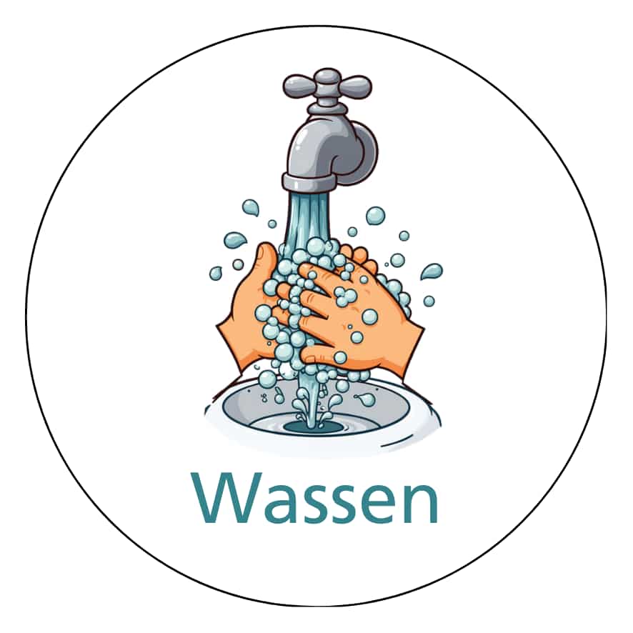 Magnetisch pictogram Wassen