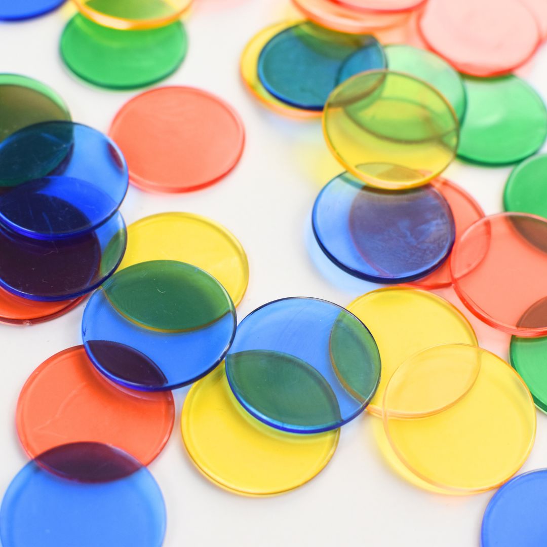 Confetti schijfjes voor in het water/speelrijst