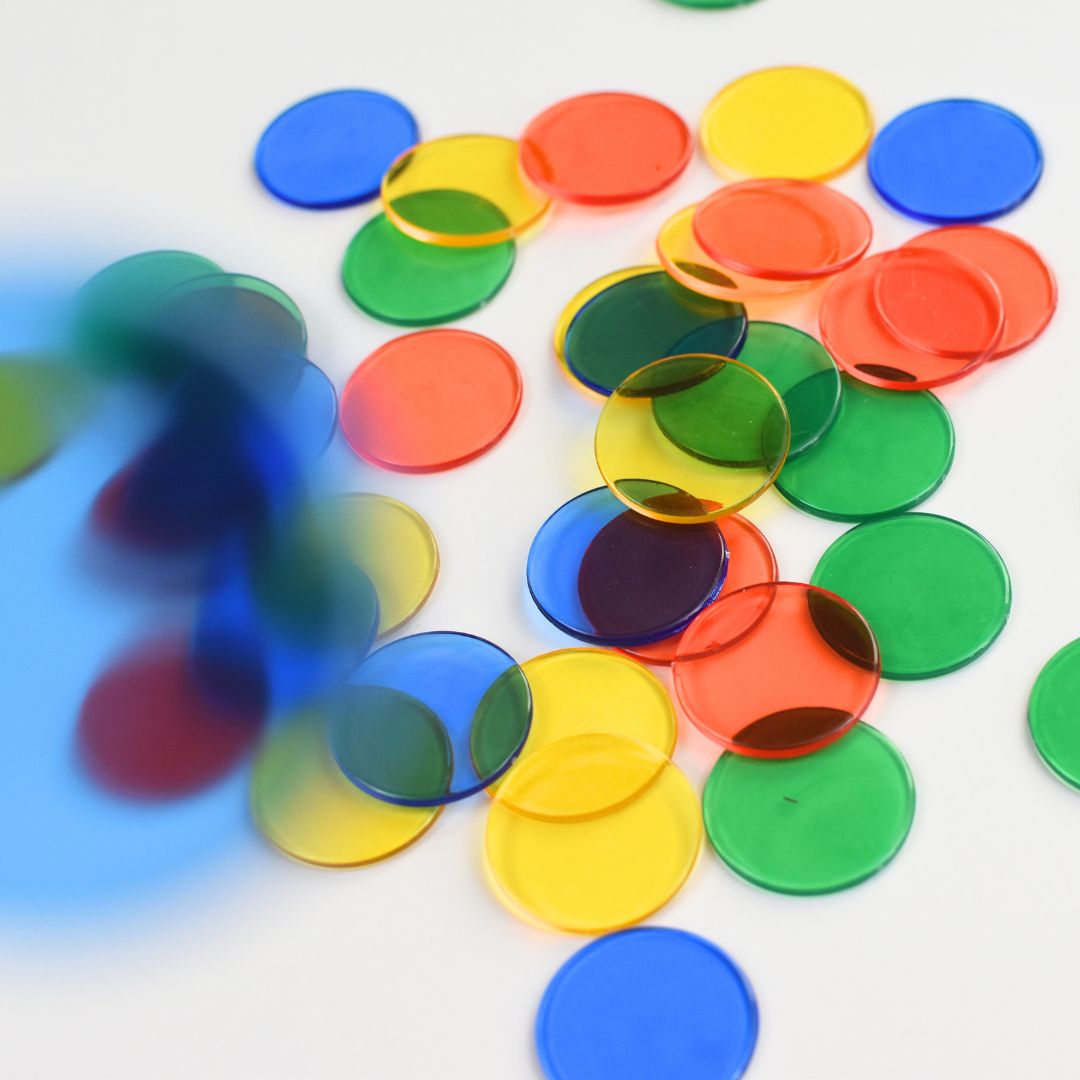 Confetti schijfjes voor in het water/speelrijst