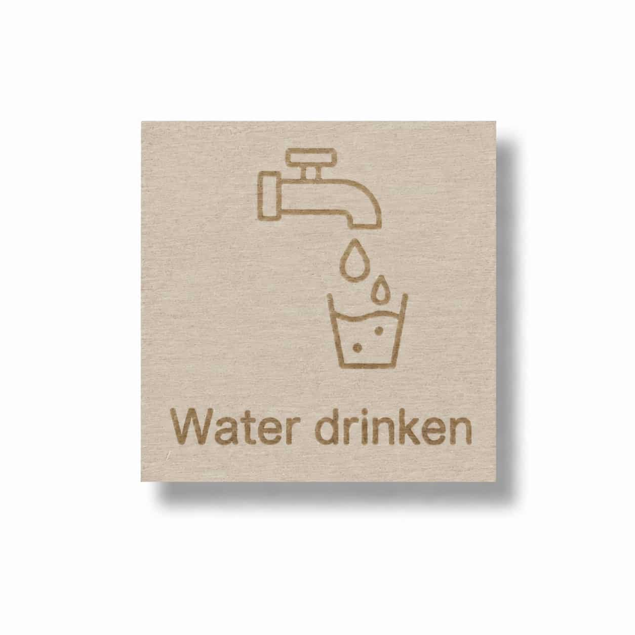 Pictogram Water drinken