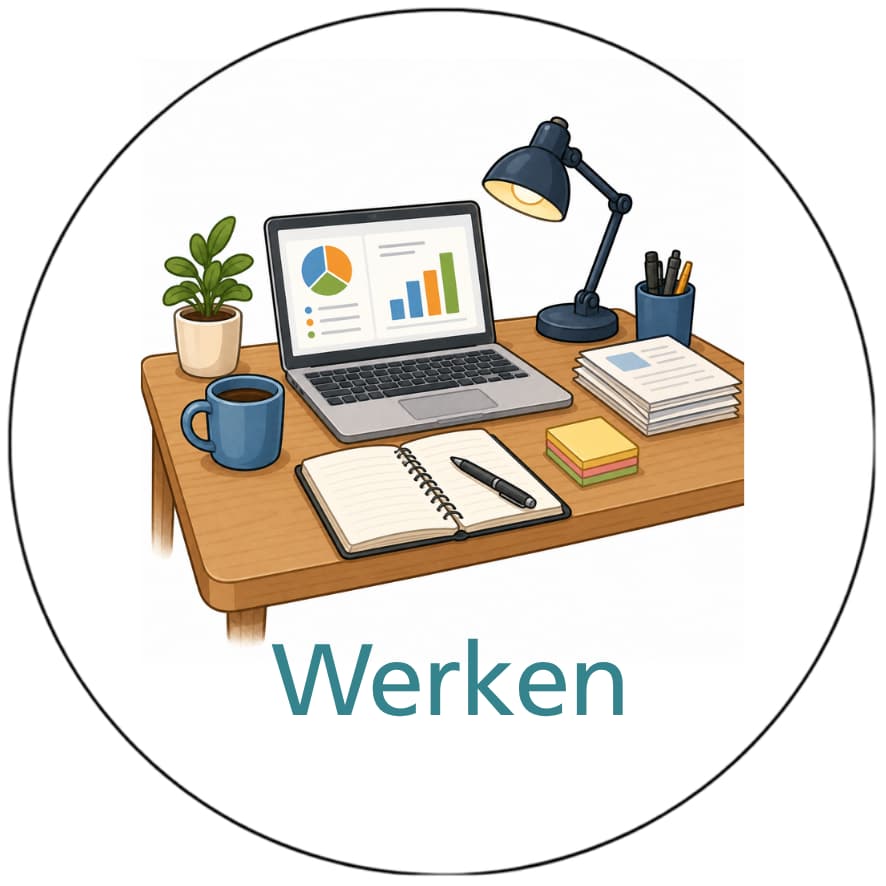Magnetisch pictogram Werken