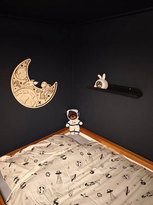 Houten Wanddecoratie – Maan