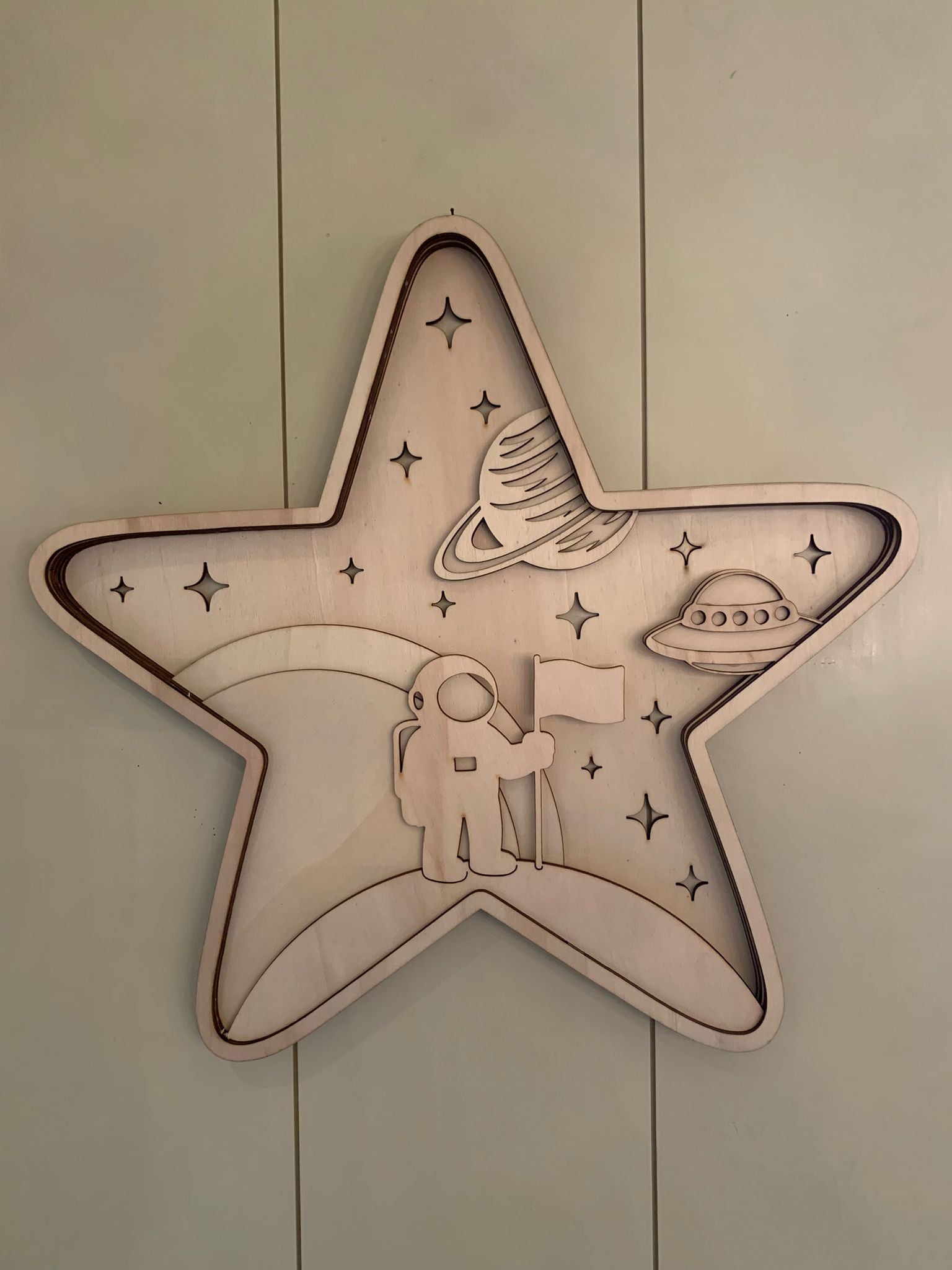 Houten Wanddecoratie – Ster