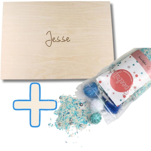 Houten Speelbak + 1 kg winter Mix SETKorting