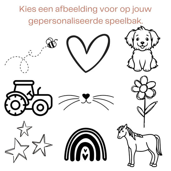 Houten Speelbak + 1 kg Sinterklaas Mix SETKorting