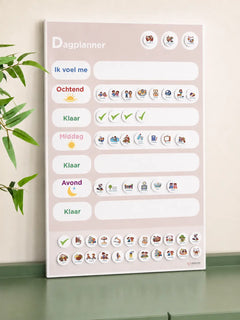 Magnetische planner in de kleur Zachtroze
