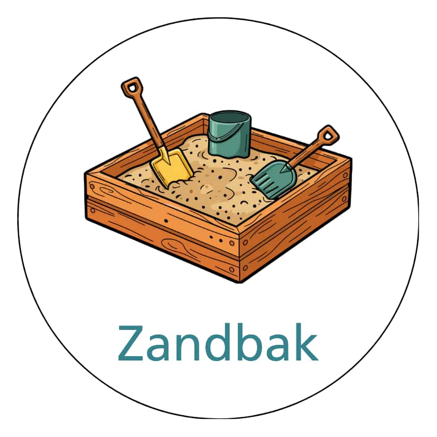 Magnetisch pictogram Zandbak
