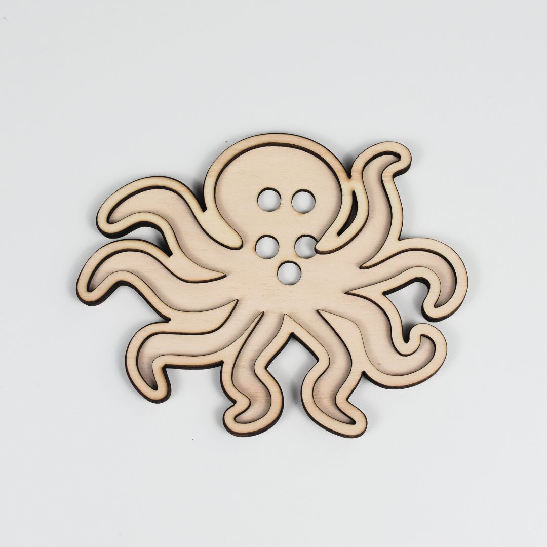 Houten zeef octopus