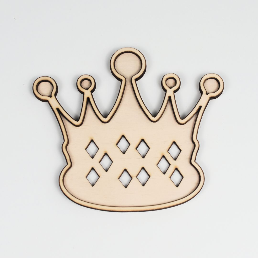 Houten zeef kroon