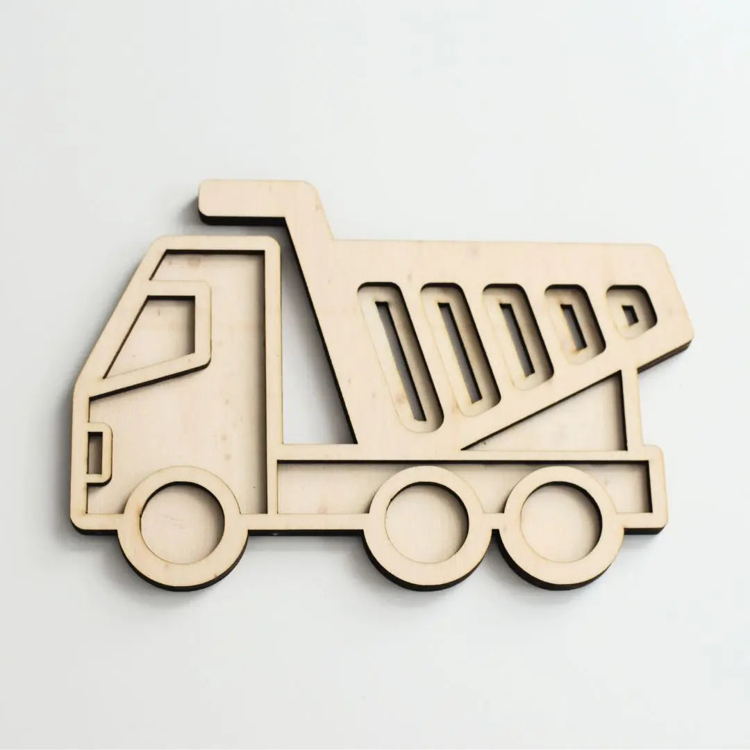 Houten Zeef Vrachtwagen – Sensorisch Spel & Constructie