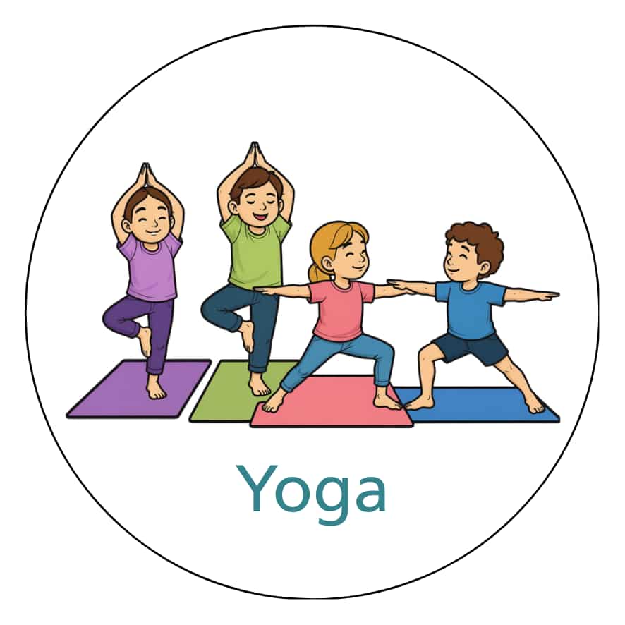 Magnetisch pictogram yoga