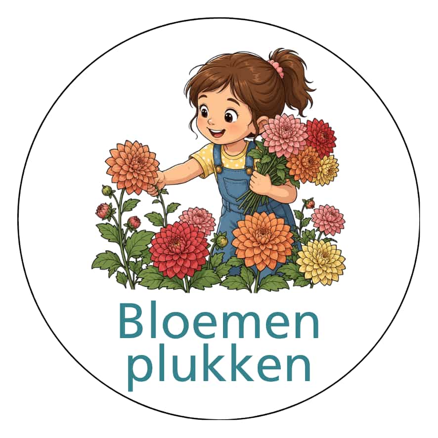 Magnetisch pictogram Bloemen plukken