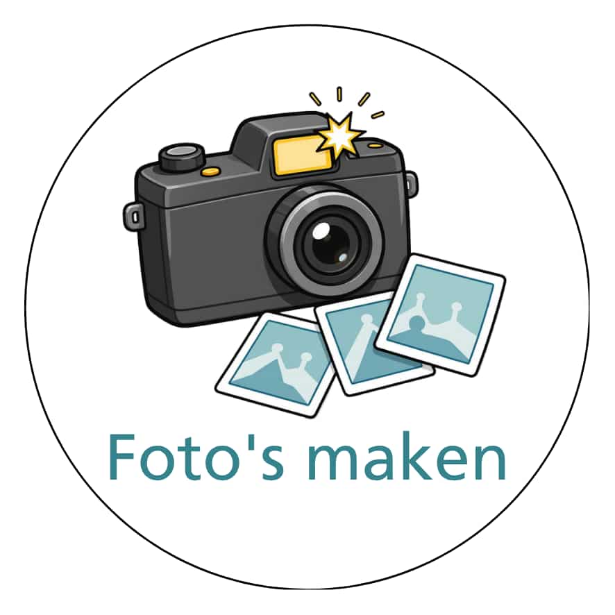 Magnetisch pictogram Foto's maken