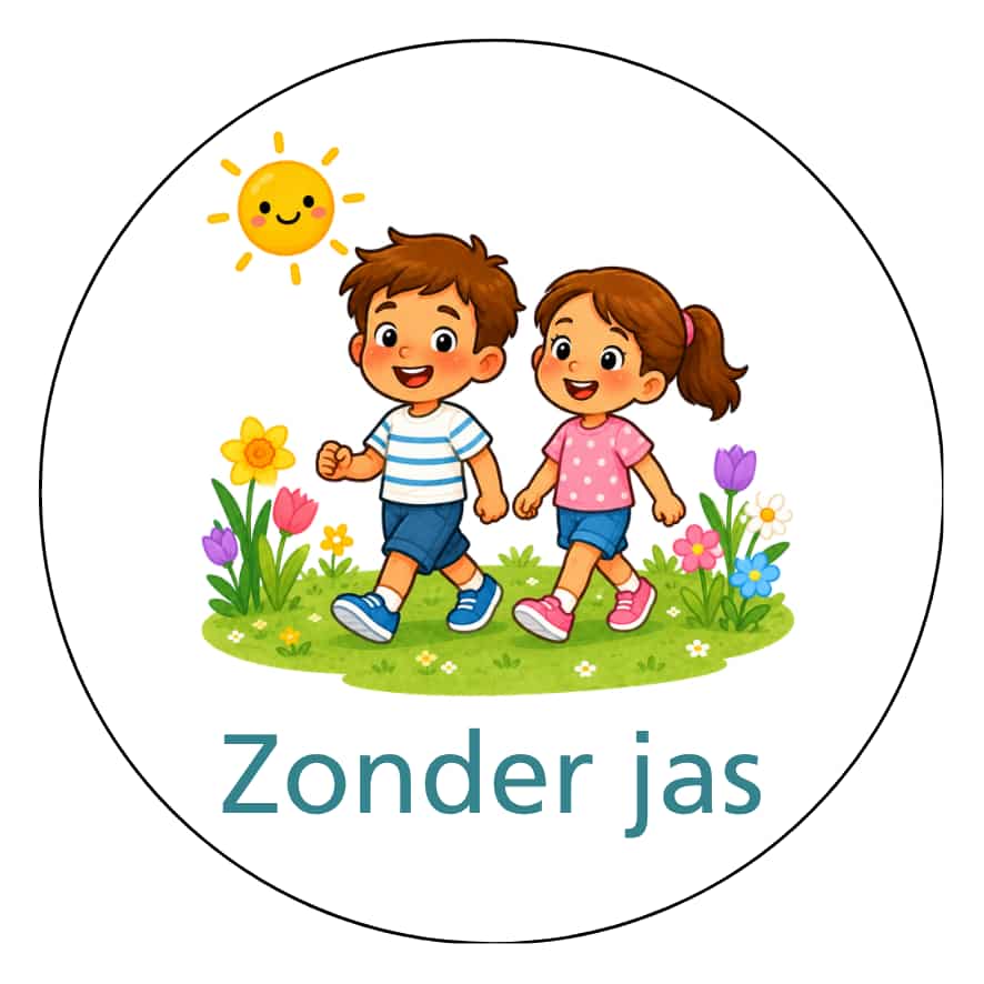 Magnetisch pictogram Zonder jas