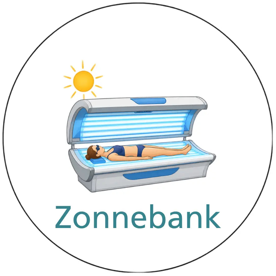 Magnetisch pictogram Zonnebank