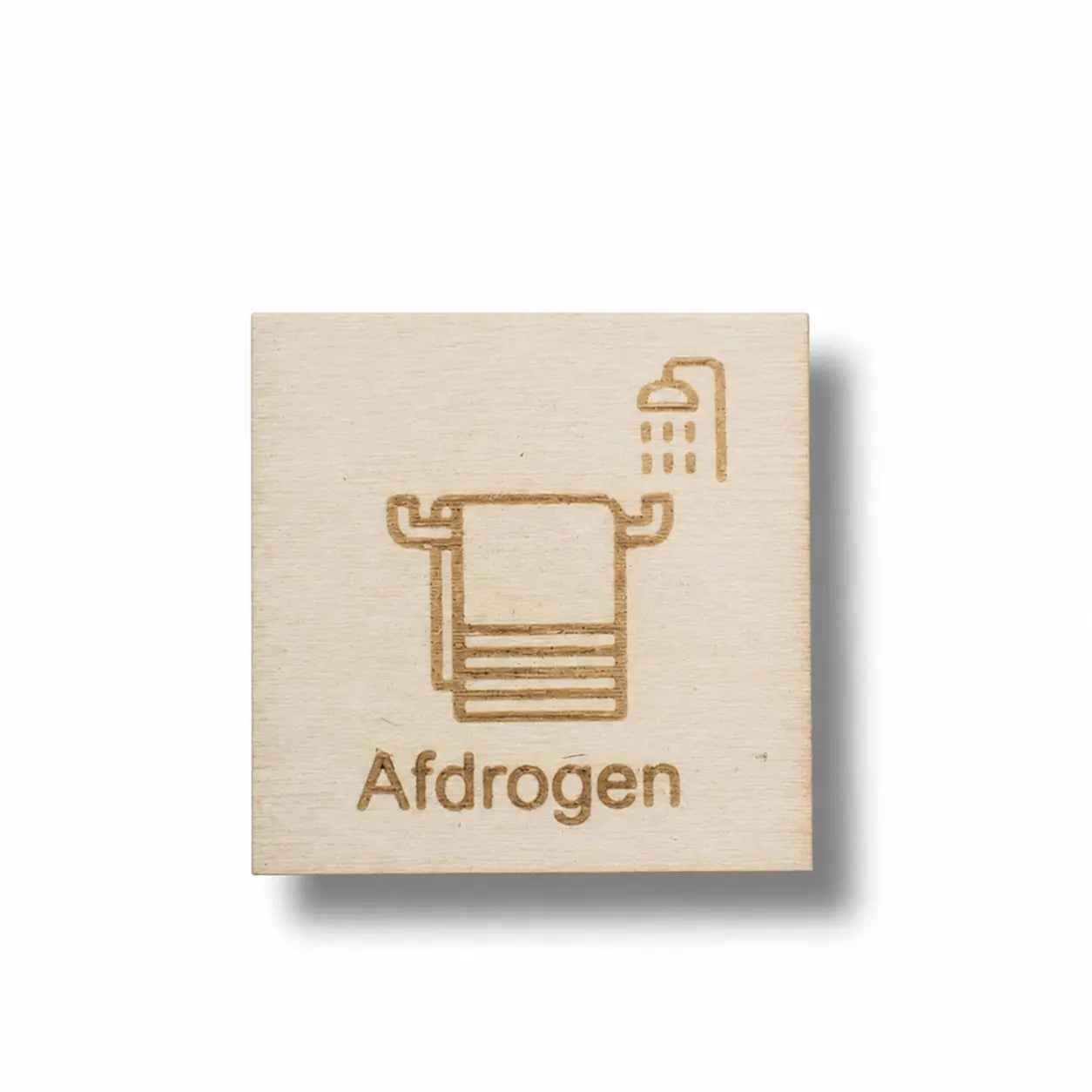 Pictogram Afdrogen – Verzorging pictogram voor weekplanner kind