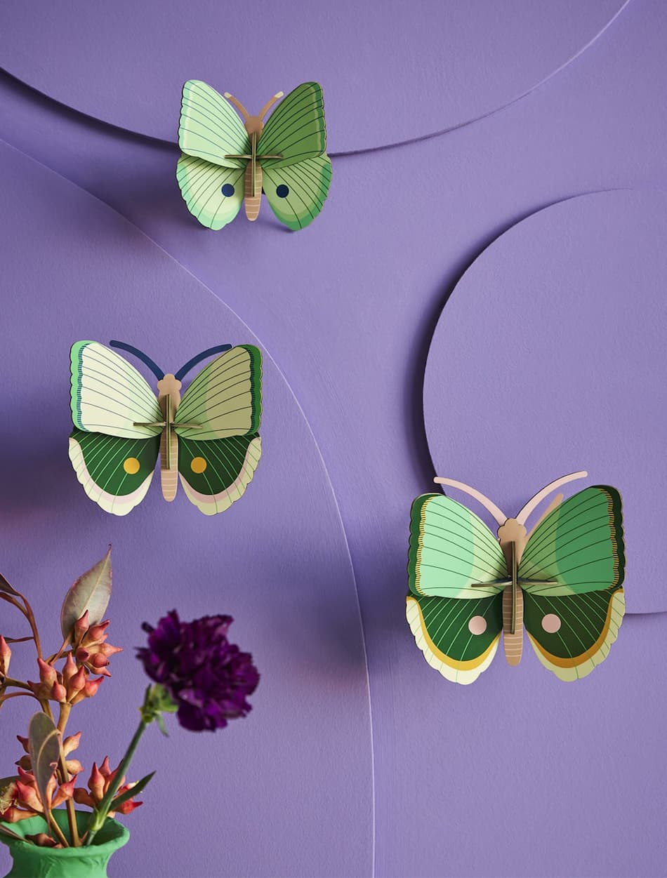 Studio ROOF Fern Striped Butterflies