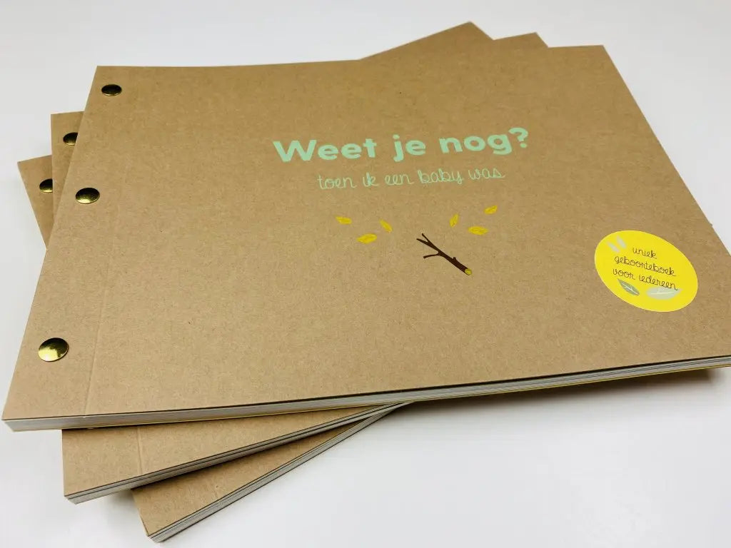 Geboorteboek ‘Weet je nog? Toen ik een baby was’