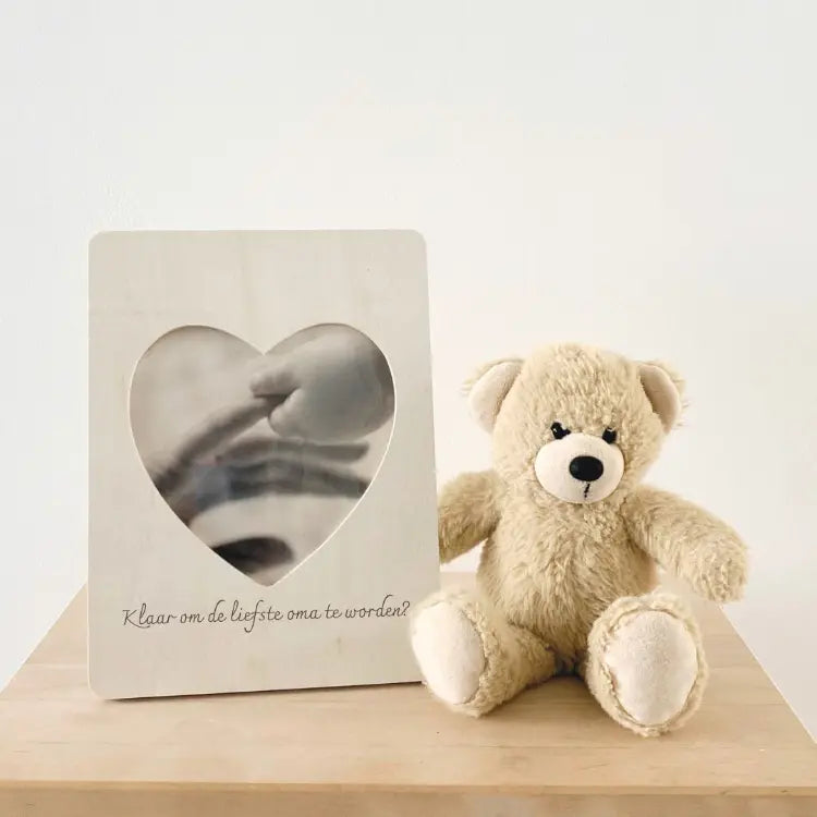 Gepersonaliseerd houten fotolijstje