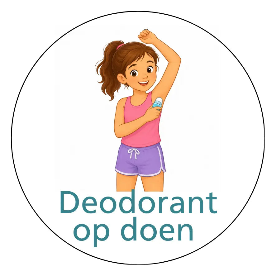 Magnetisch pictogram Deodorant op doen