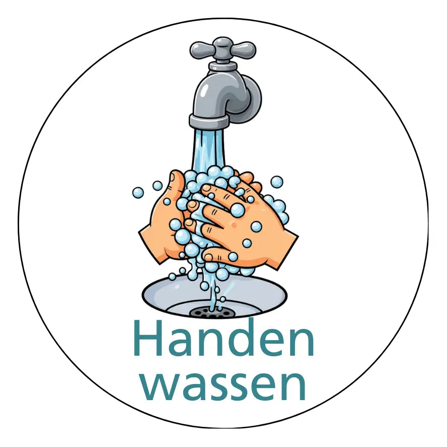 Magnetisch pictogram Handen wassen