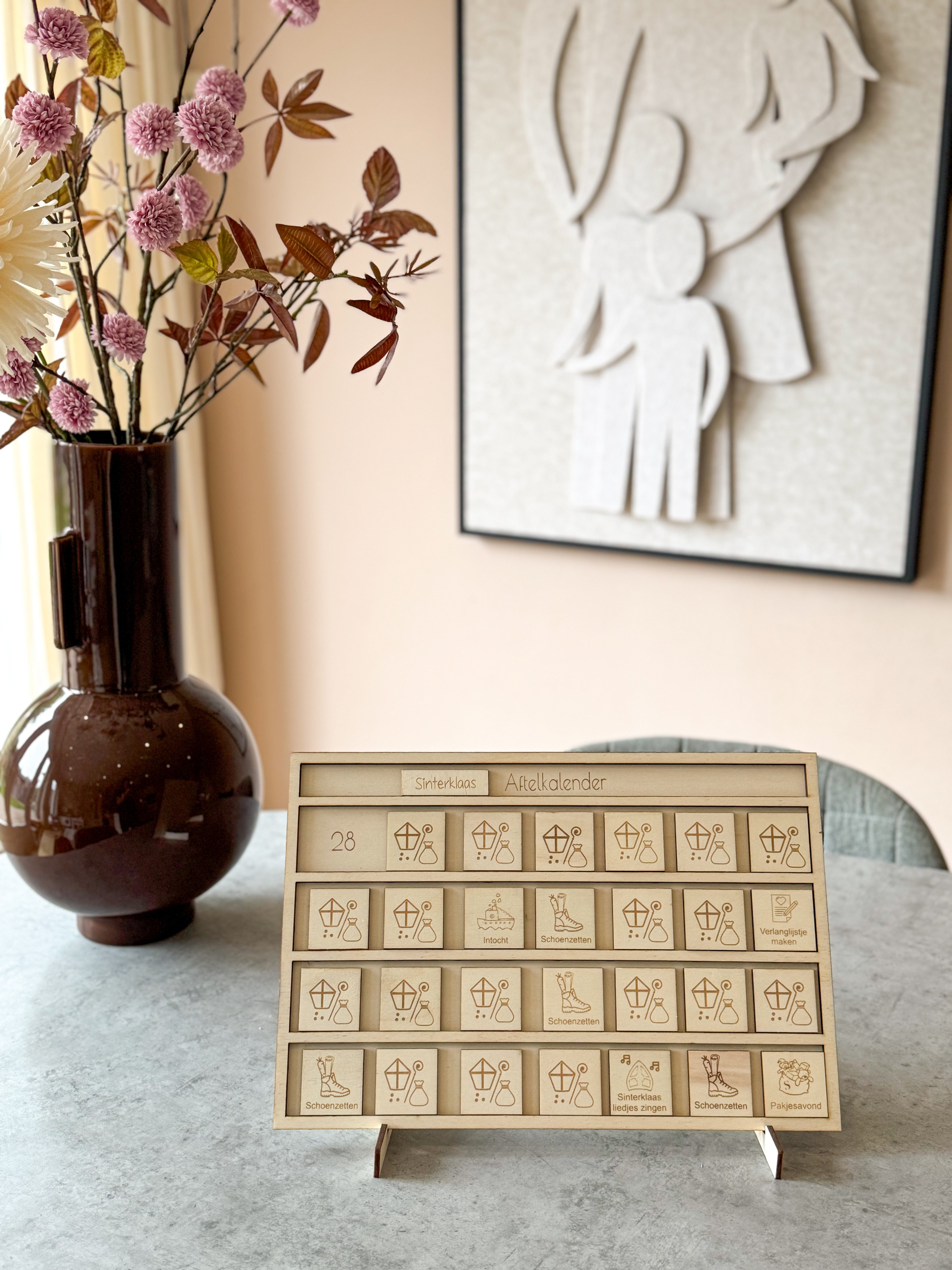 Sinterklaas Aftelkalender – Tel samen af naar pakjesavond