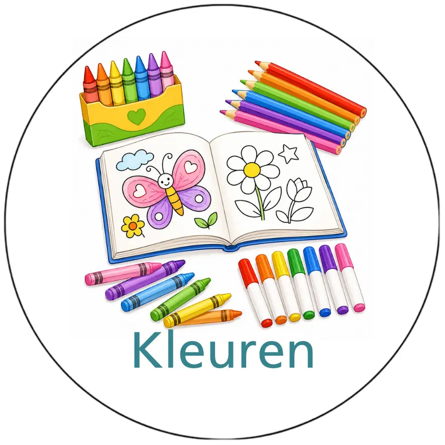 Magnetisch pictogram Kleuren - versie A
