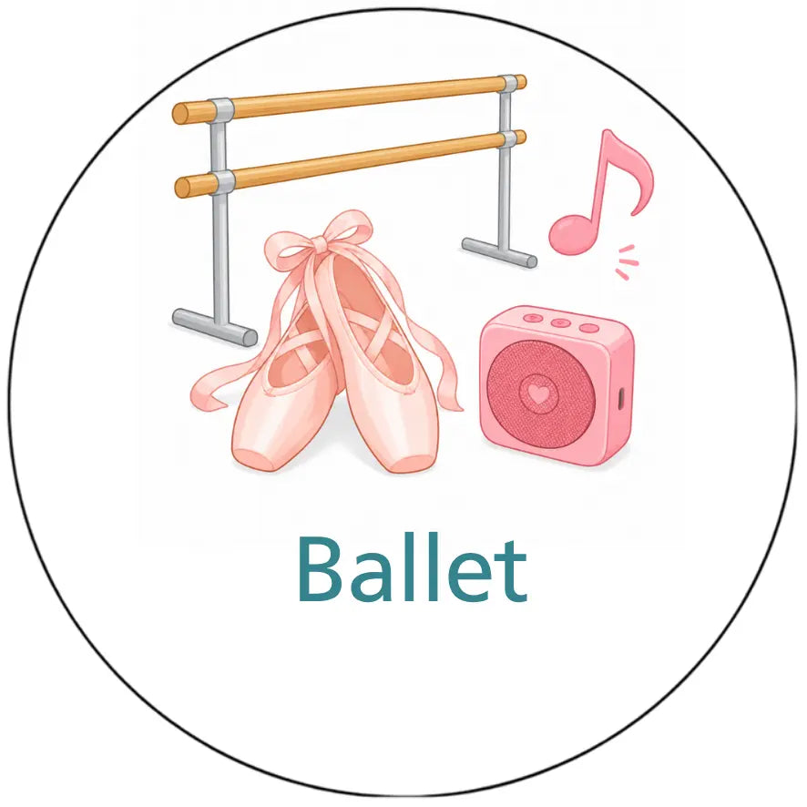 Magnetisch pictogram Ballet – versie A zonder persoon