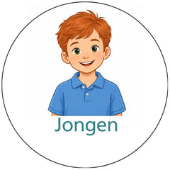Pictogram uitvoering Jongen J