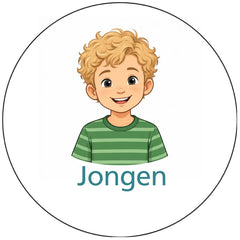Pictogram uitvoering Jongen N
