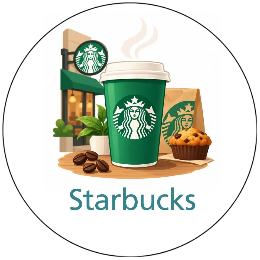 Magnetisch pictogram Starbucks