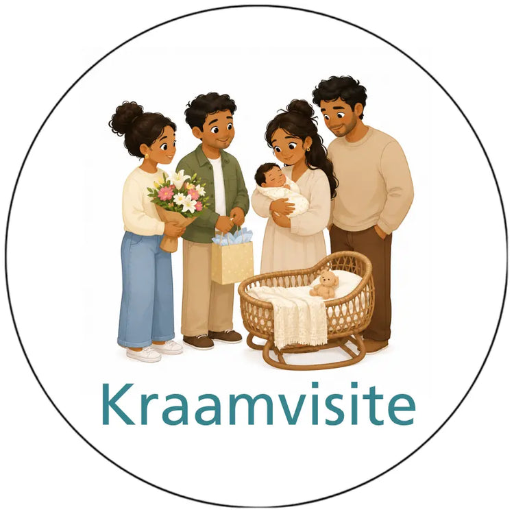 Magnetisch pictogram Kraamvisite – versie B