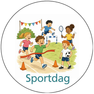 Magnetisch pictogram Sportdag voor de weekplanner en dagplanner