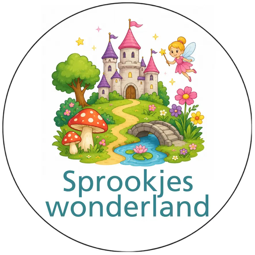 Magnetisch pictogram Sprookjeswonderland voor de weekplanner en dagplanner