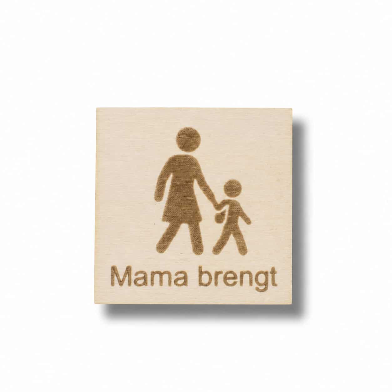 Pictogram Mama Brengt – Routine & Veiligheid Kind