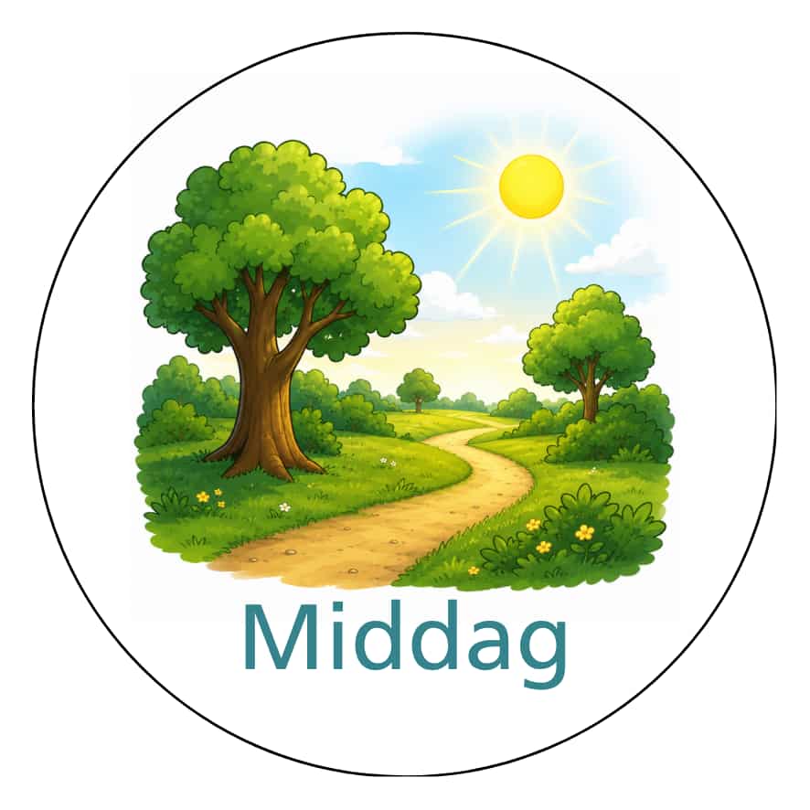 Magnetisch pictogram Middag