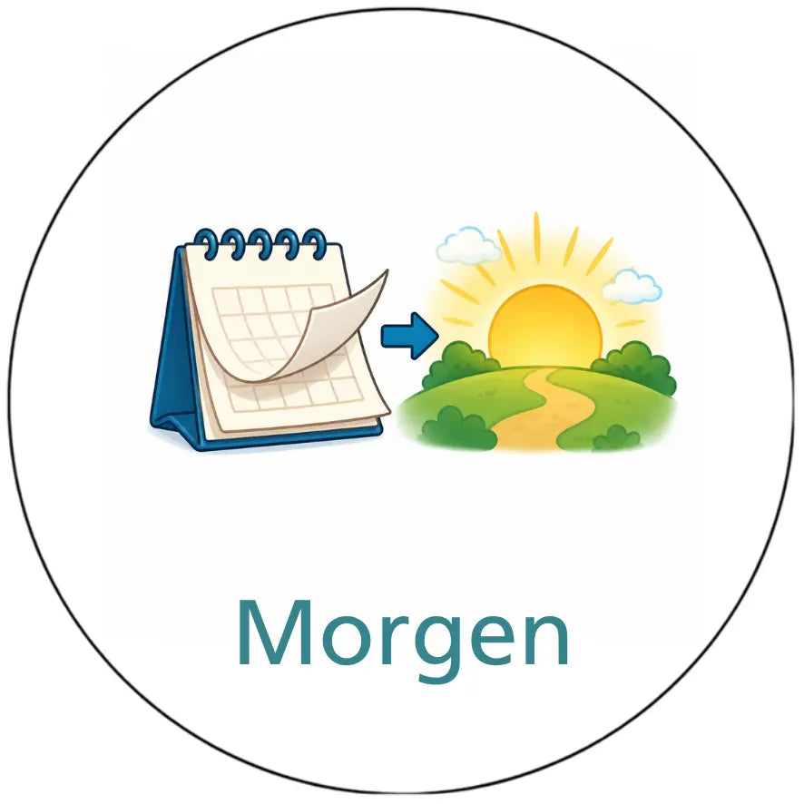 Magnetisch pictogram Morgen - versie A