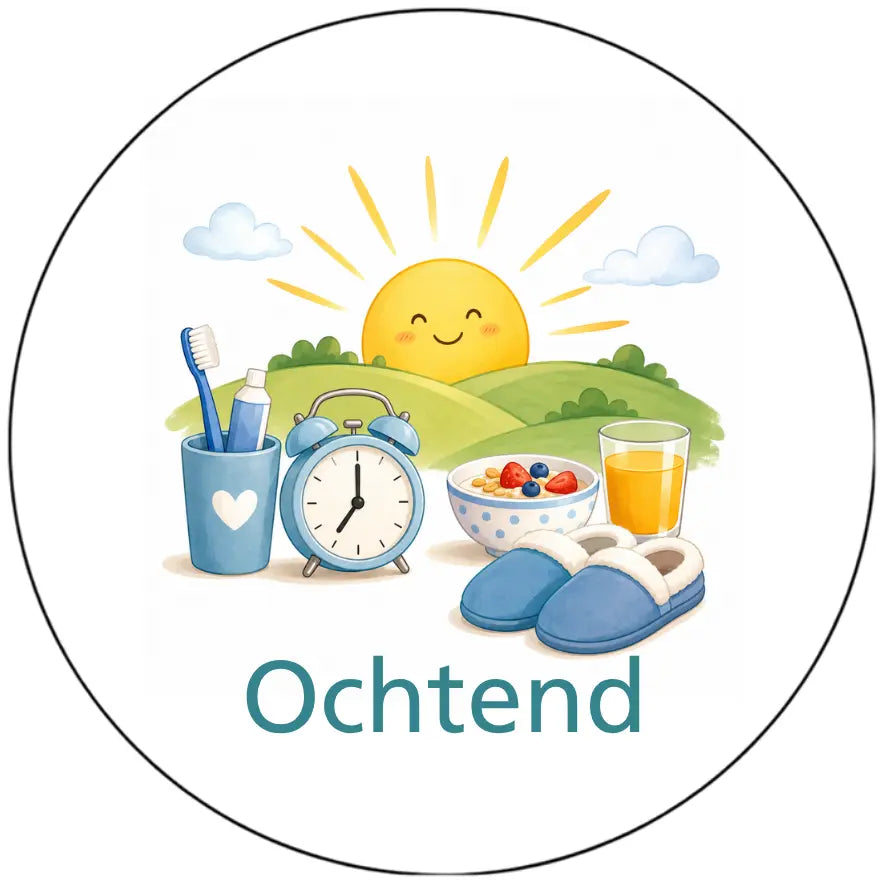 Magnetisch pictogram Ochtend - versie A