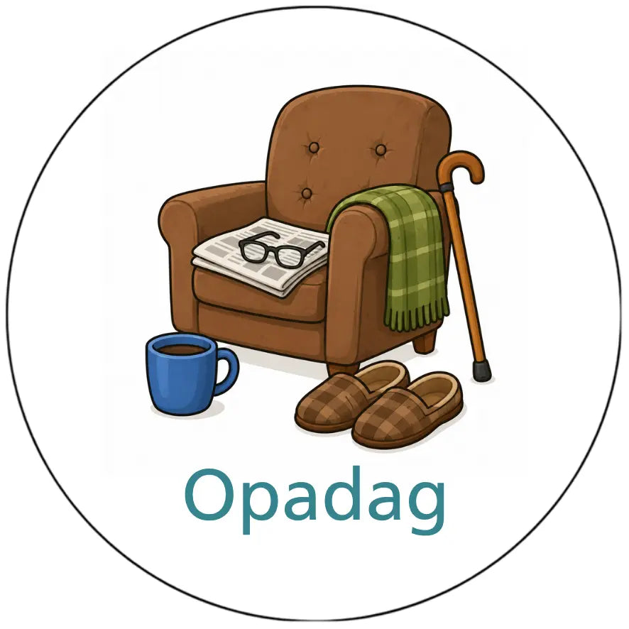 Magnetisch pictogram Opadag - versie A