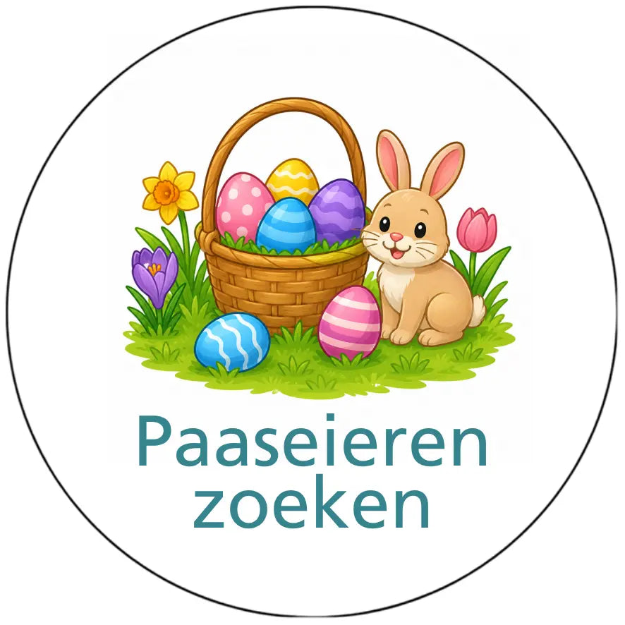 Magnetisch pictogram Paaseieren zoeken - versie C