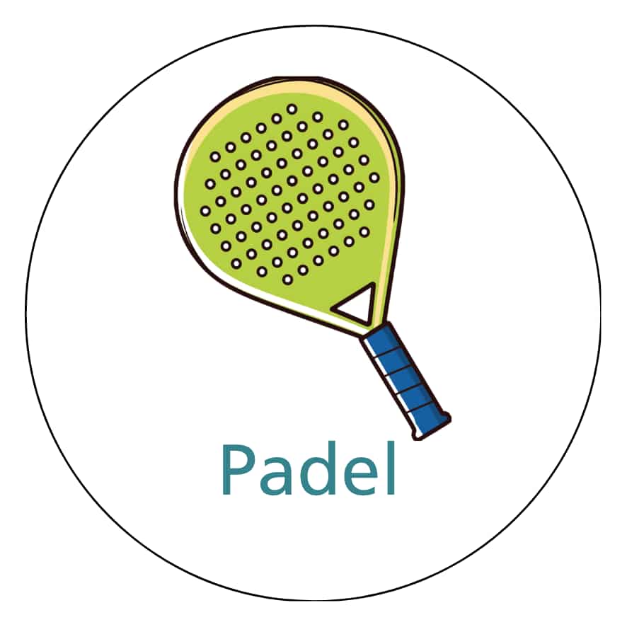 Magnetisch pictogram Padel